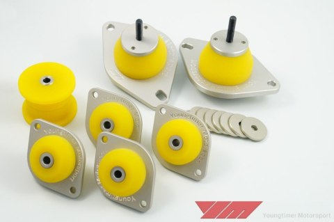 Drivetrain mounts Audi S2 / Audi RS2 full set SILVER (6 speed gearbox)