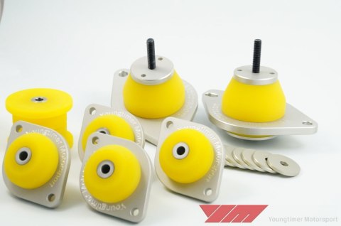 Drivetrain mounts Audi S2 / Audi RS2 full set SILVER (6 speed gearbox)