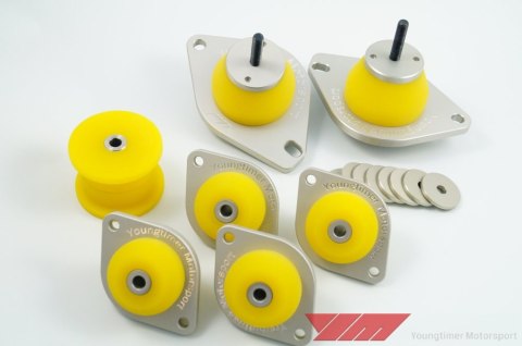 Drivetrain mounts Audi S2 / Audi RS2 full set SILVER (6 speed gearbox)