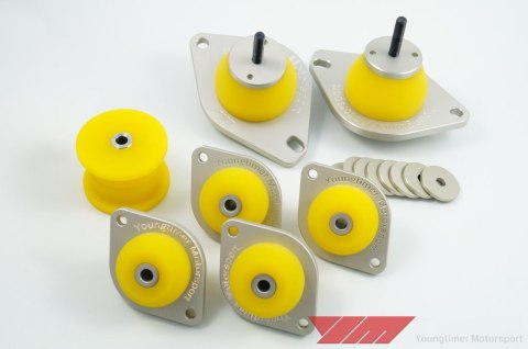 Drivetrain mounts Audi S2 / Audi RS2 full set SILVER (6 speed gearbox)