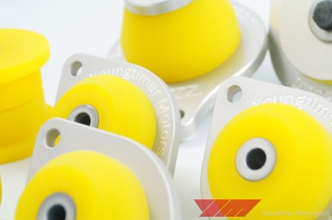 Drivetrain mounts Audi S2 / Audi quattro full set silver (5 speed gearbox)