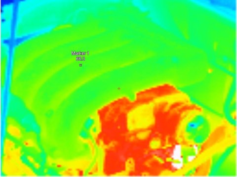 Phenolic spacer for Volvo 850 2.5l 5 cylinder Fuel Injected 1993, 1994, 1995